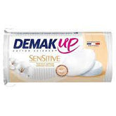 Demak up Sensitive  Cotton Makeup Oval Disks  48pcs - MazenOnline